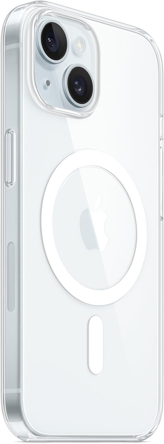 Apple - Back Cover For Mobile Phone - Magsafe Compatibility - Polycarbonate - Clear - For Iphone 15