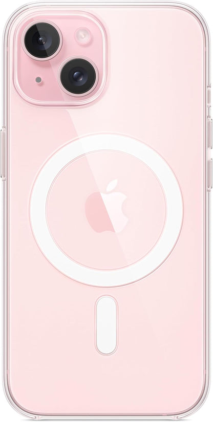 Apple - Back Cover For Mobile Phone - Magsafe Compatibility - Polycarbonate - Clear - For Iphone 15