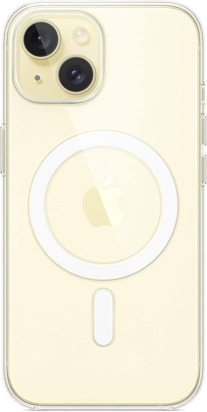 Apple - Back Cover For Mobile Phone - Magsafe Compatibility - Polycarbonate - Clear - For Iphone 15