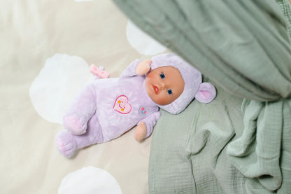 BABY born for Babies Maus, weiche 26 cm Puppe mit Öhrchen und Fingertaschen, für Neugeborene, 836590 Zapf Creation