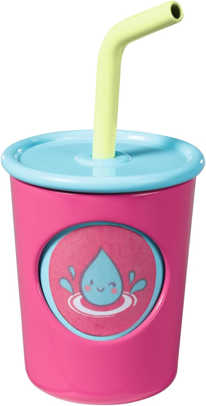 BABY born Lunch Time Table with Interactive Light and Sound Functions, with Over 10 Different Meal and Drink Options For 43cm Dolls, For Children Aged 3+, 837009 Zapf Creation