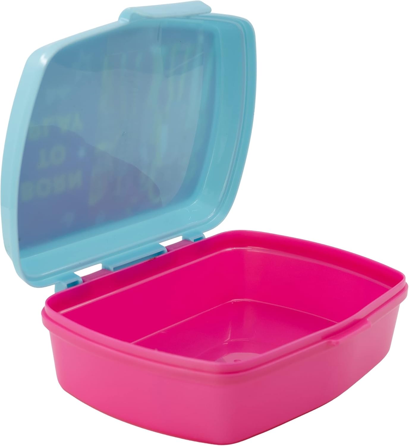 Stor 15974 Lunch Box, BPA Free Plastic, 250 centiliters, Pink-Barbie