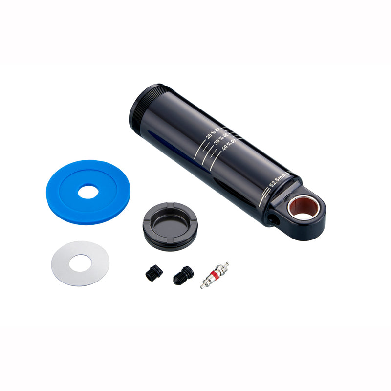 Rockshox Spare Rear Shock Spare Parts Damper Body/Ifp Standard Eyelet 52.5mm Includes Damper Body Ifp Valve Core, 2.5mm Travel Spacer And Caps) Deluxe A1/ Super Deluxe A1 (2017+) Black