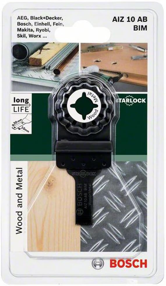 Bosch Aiz 10 Ab Bim Invalzaagblad - 10 X 20 Mm - Voor Hout En Metaal - [Dutch Import]