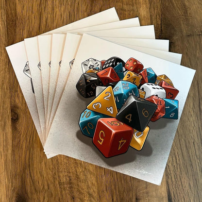 Loke RPG Greeting Cards 12 Pack – Beautifully Illustrated Card, Perfect for RPG Fans, Unique Designs, Critical Hit for Any Occasion for Ages 14+