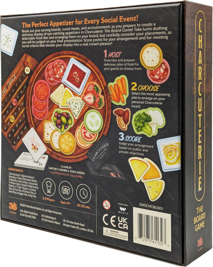 Charcuterie: The Board Game by Th3rd World Studios, Strategy Board Game, for 2 to 6 Players and Ages 14+