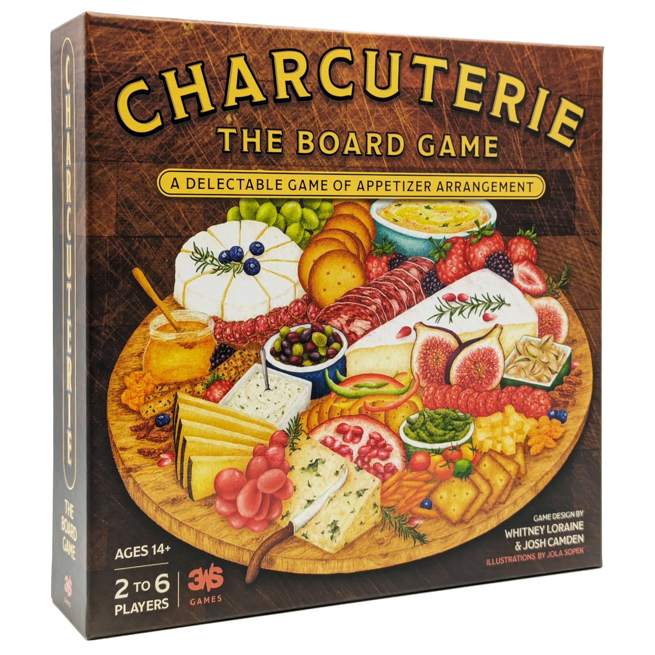 Charcuterie: The Board Game by Th3rd World Studios, Strategy Board Game, for 2 to 6 Players and Ages 14+