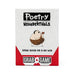 Exploding Kittens Presents Poetry for Neanderthals Grab & Game - Pocket Size Camping Games for Adults, Card Games for Families, Ages 7+, 60 Cards, 200+ Words, Single-Syllable Guessing Outdoor Games