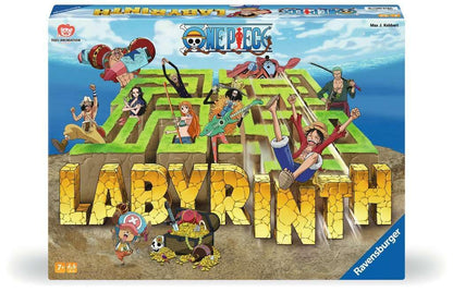 Ravensburger 22887 - One Piece Labyrinth - Gesellschaftsspiel ab 7 Jahren im Anime Look, Spieleklassiker für 2-4 Personen