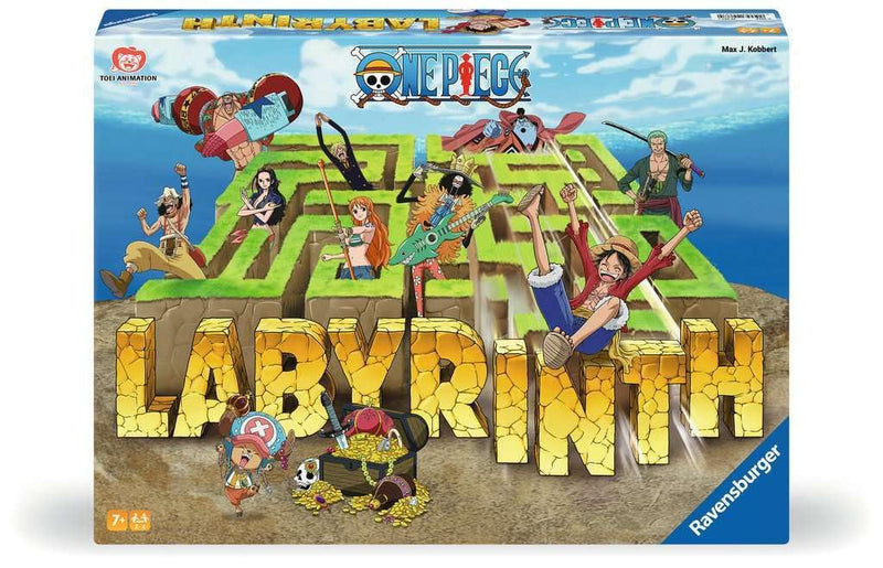Ravensburger 22887 - One Piece Labyrinth - Gesellschaftsspiel ab 7 Jahren im Anime Look, Spieleklassiker für 2-4 Personen