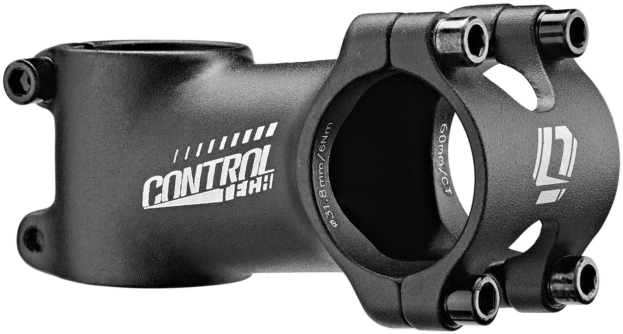 Control Tech One Alloy Stem, black, 60mm, 5 Degree, Laser-etched Logo
