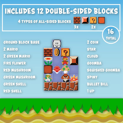 Paladone Super Mario Bros Build a Level Light - Officially Licensed Nintendo Merchandise