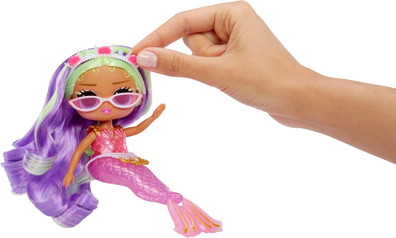 L.O.L. Surprise! Tweens - Mermaid Cleo Clove - Muñeca de Moda con Cola Que Cambia de Color, Aleta Móvil y Bonitos Accesorios - Juguetes para Niños y Coleccionistas a Partir de 4 Años