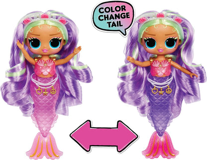 L.O.L. Surprise! Tweens - Mermaid Cleo Clove - Muñeca de Moda con Cola Que Cambia de Color, Aleta Móvil y Bonitos Accesorios - Juguetes para Niños y Coleccionistas a Partir de 4 Años