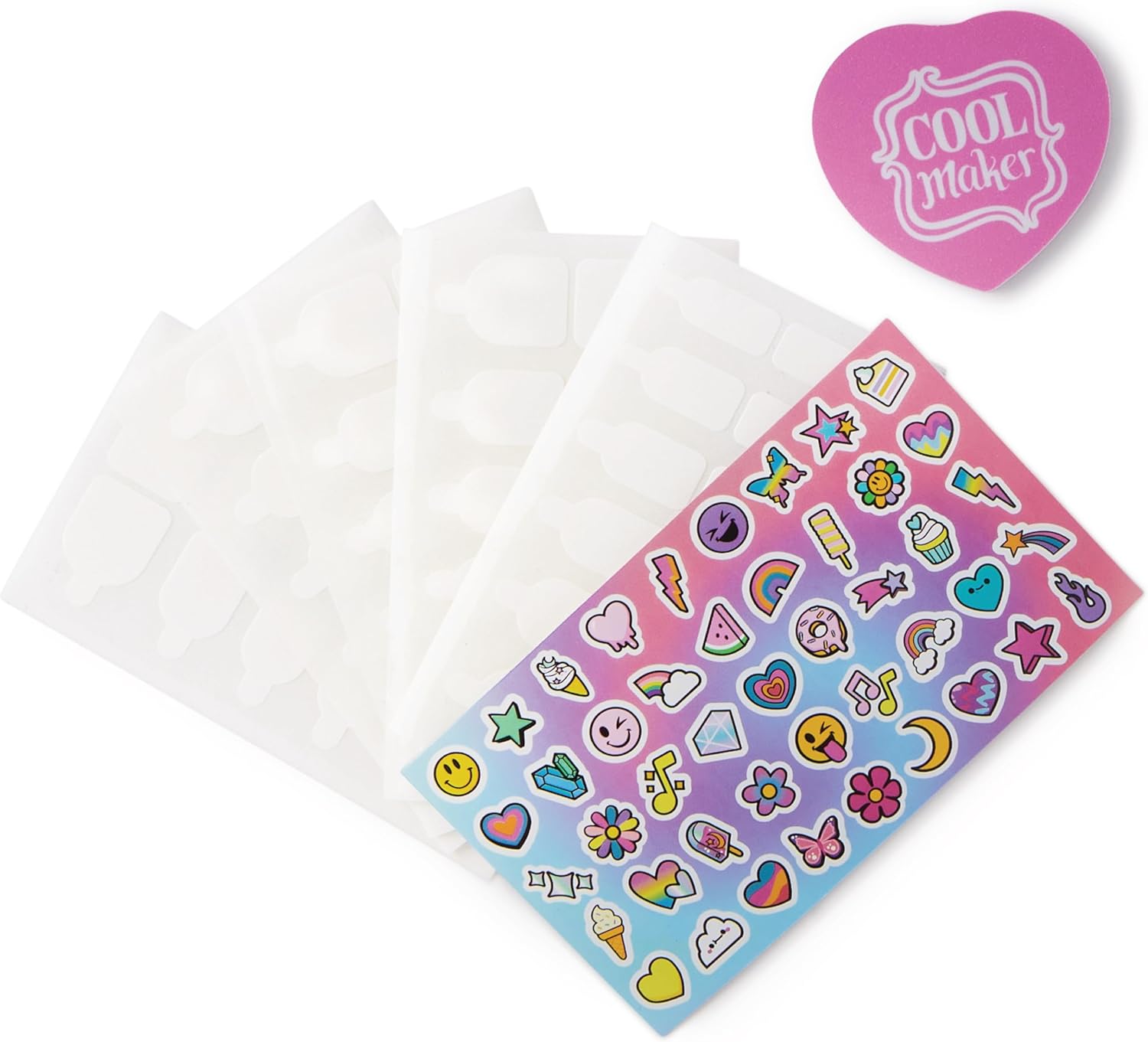 Cool MAKER, GO GLAM Foil Nails Kit with 6 Sheets of Shimmer Foil & Nail Stickers for 5 DIY Manicures, Arts and Crafts Kids’ Toys for Girls Aged 7+