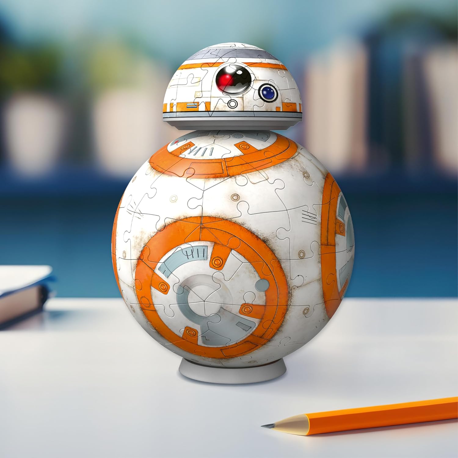 Ravensburger 11578 Star Wars BB-8 3D Puzzles for Kids Age 8 Years Gifts-BB8-99 Pieces-No Glue Required, Orange, One Size