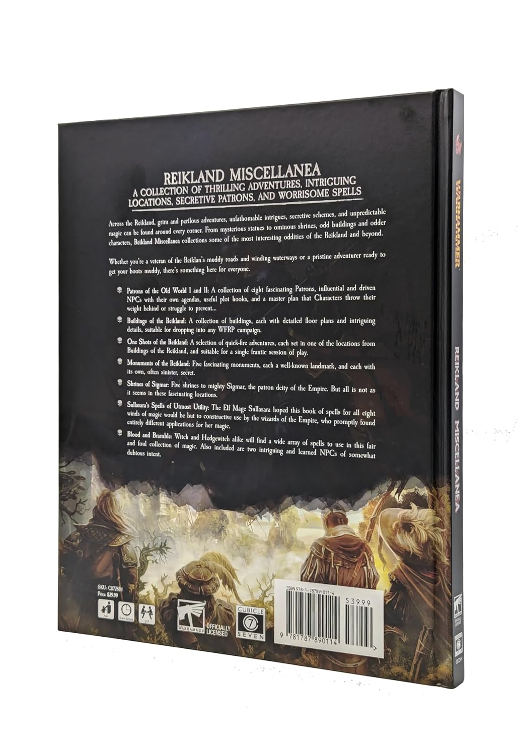 Cubicle 7 Warhammer Fantasy Roleplay: Reikland Miscellanea - Fantasy Strategy Board Card Game Book Accessory - For 1+ Players and Ages 14+