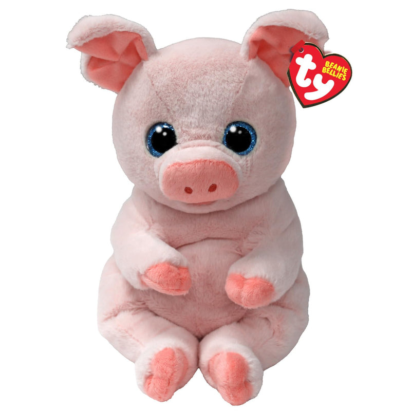 TY Penelope Pig Beanie Bellies Medium 24cm - Squishy Beanie Baby Soft Plush Toys - Collectible Cuddly Stuffed Teddy Penelope Pig Medium