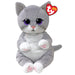 Ty Katze Beanie Bellie Grau Unisex Erwachsene Mütze One Size Large Casual Baumwolle Beanie Hut