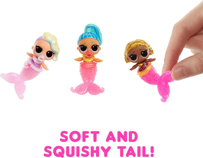 L.O.L. Surprise! Mermaids Baby Sisters - With Colour-Changing Tails, Random Assortment, Includes 1 Doll with Cute Accessories, Collect All 8 Dolls, For Kids Ages 4 and Up