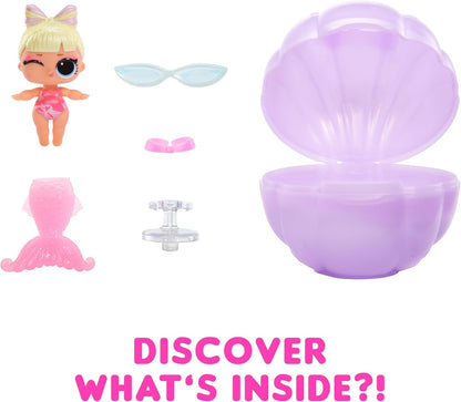 L.O.L. Surprise! Mermaids Baby Sisters - With Colour-Changing Tails, Random Assortment, Includes 1 Doll with Cute Accessories, Collect All 8 Dolls, For Kids Ages 4 and Up