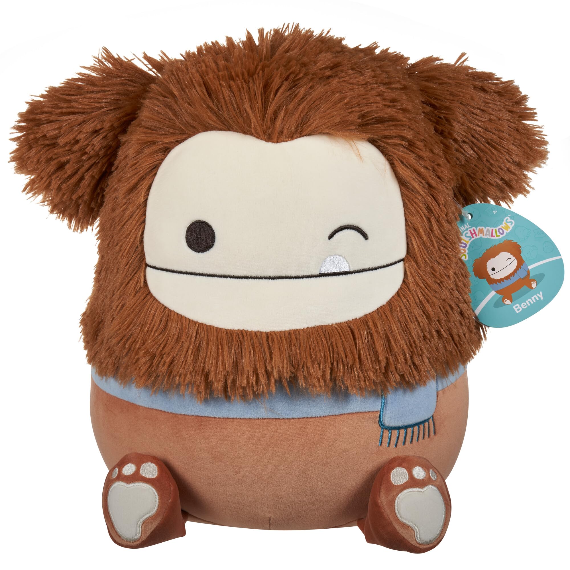 Squishmallows Pluschfigur Winking Brown Bigfoot wi