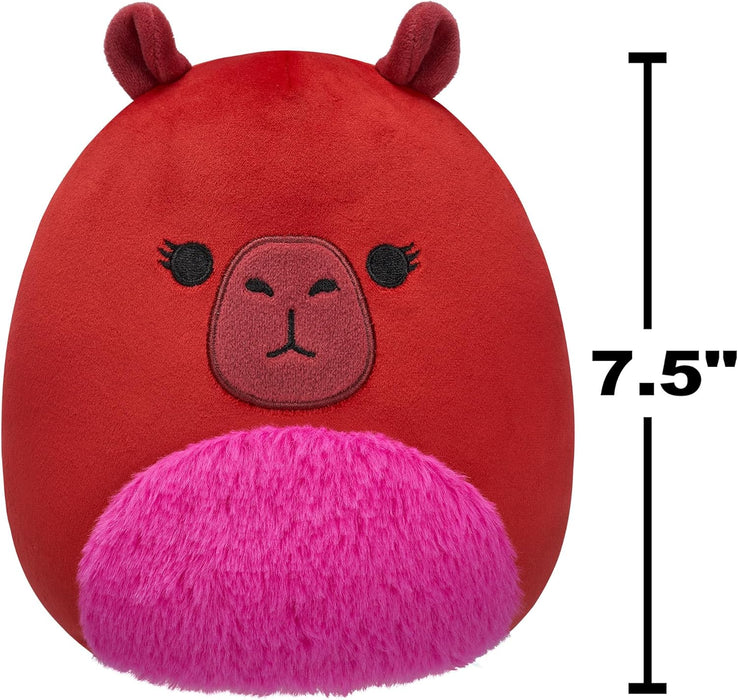 Squishmallows Original 7.5 Inch - Marcia the Maroon Capybara