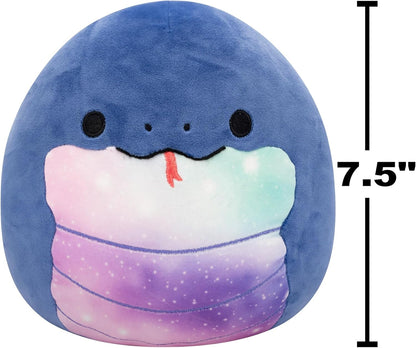 Squishmallows Original 7.5 Inch - Herman the Navy Blue Snake