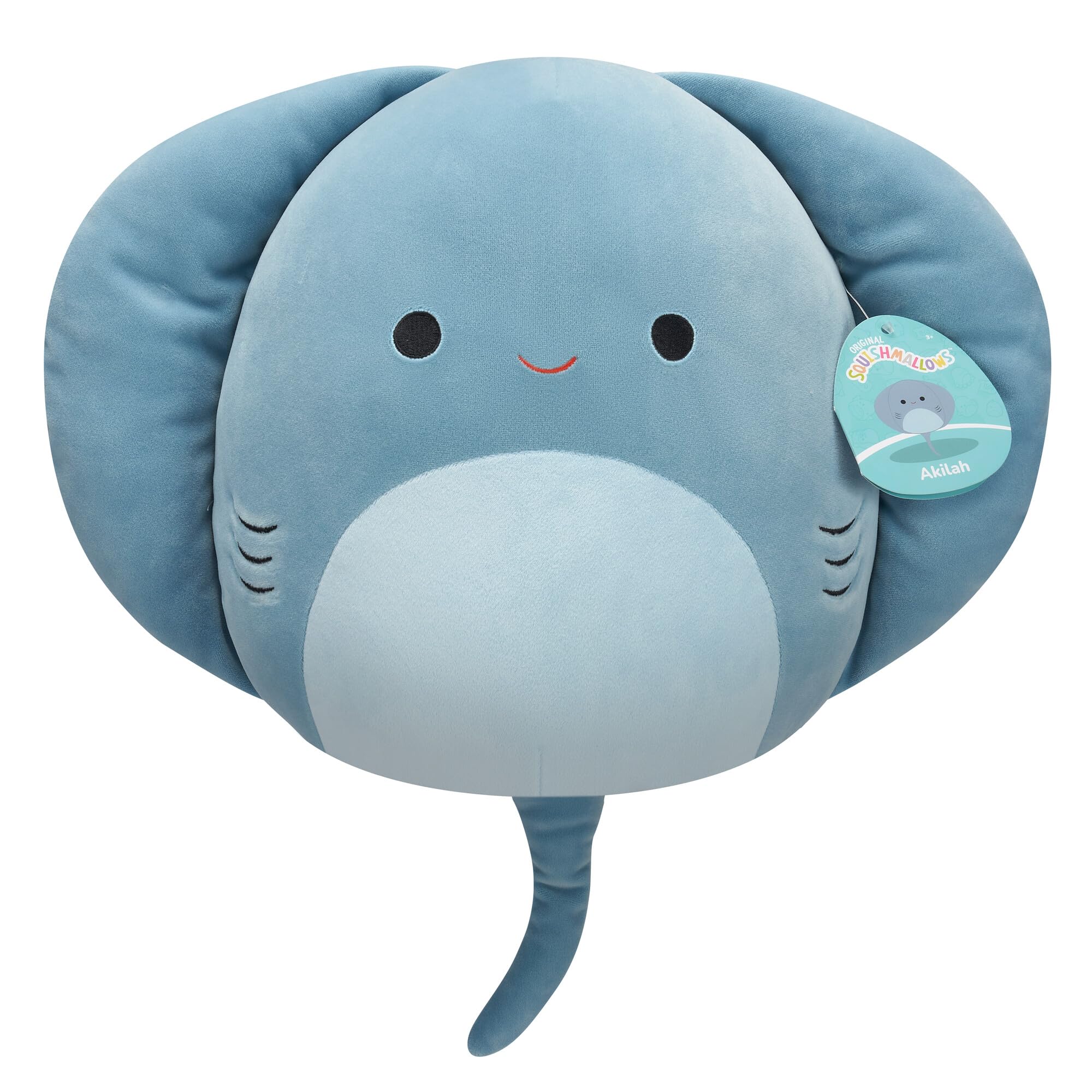 Squishmallows Pluschfigur Muted Blue Polkadot Oval