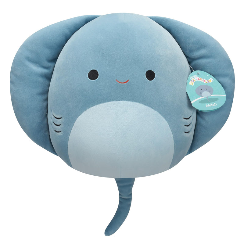 Squishmallows Pluschfigur Muted Blue Polkadot Oval