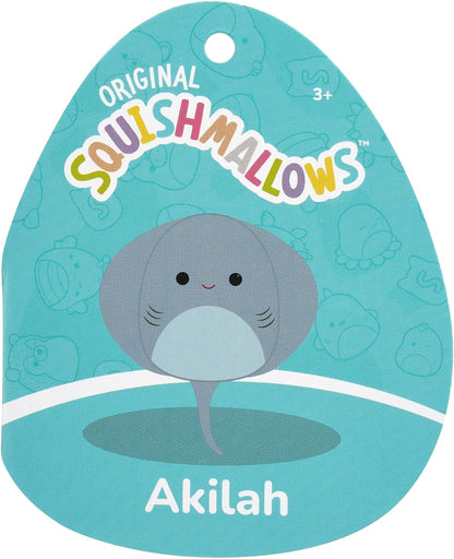 Squishmallows Pluschfigur Muted Blue Polkadot Oval