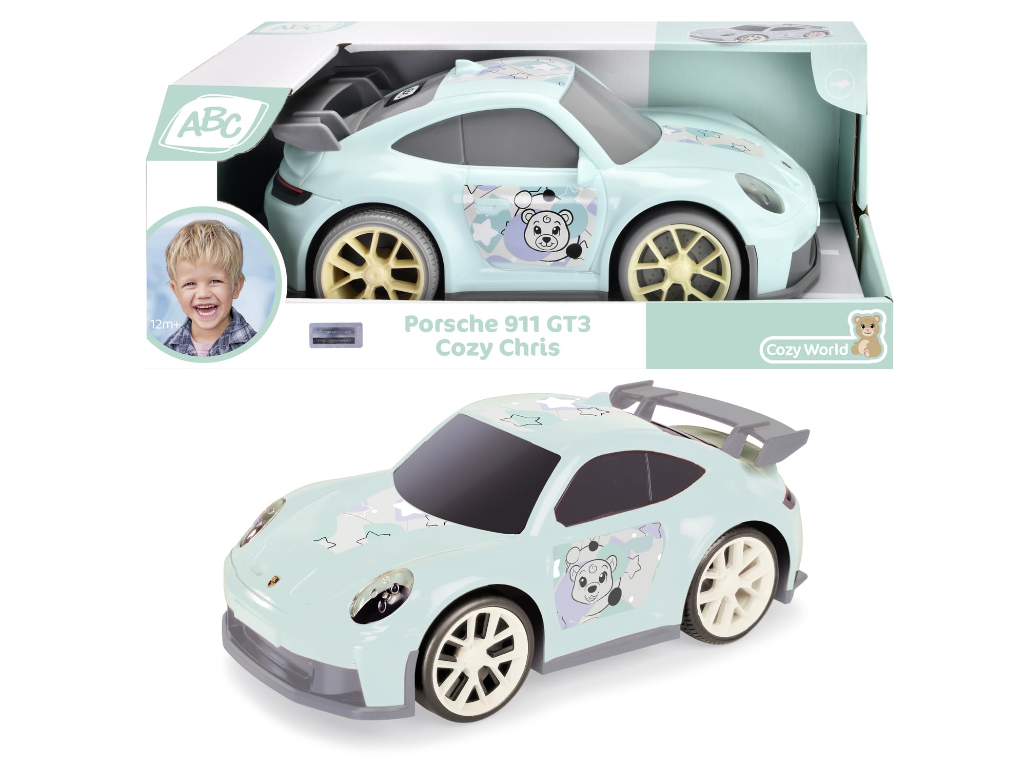 Simba 204115013 ABC Porsche Cozy Chris, Pastel Green
