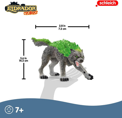 SCHLEICH 70153 ELDRADOR CREATURES Granite Wolf Figurine for ages 7+