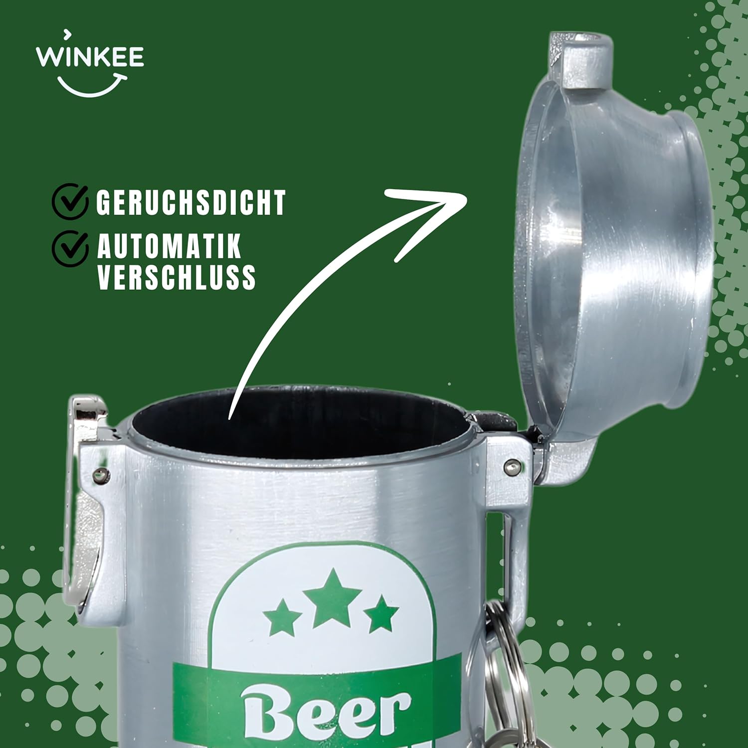 Winkee - Ashtray - Portable Ashtray Beer