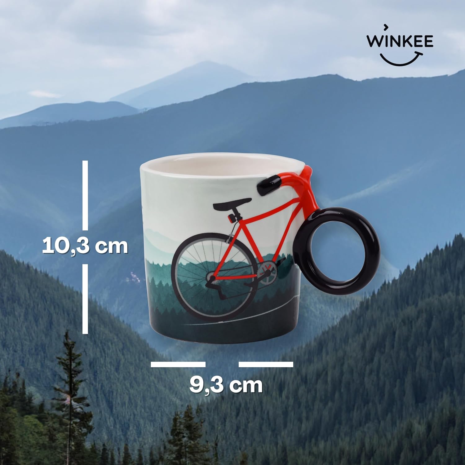 Winkee - Bicycle Mug