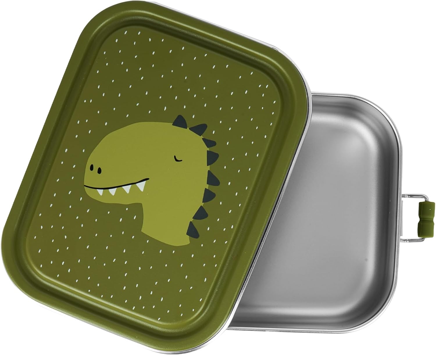 Trixie - Lunchbox voor kinderen van roestvrij staal – klein – Mr. Dino (dinosaurus
