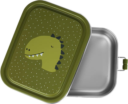 Trixie - Lunchbox voor kinderen van roestvrij staal – klein – Mr. Dino (dinosaurus
