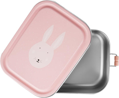 Trixie RVS Broodtrommel 800 ml Mrs. Rabbit