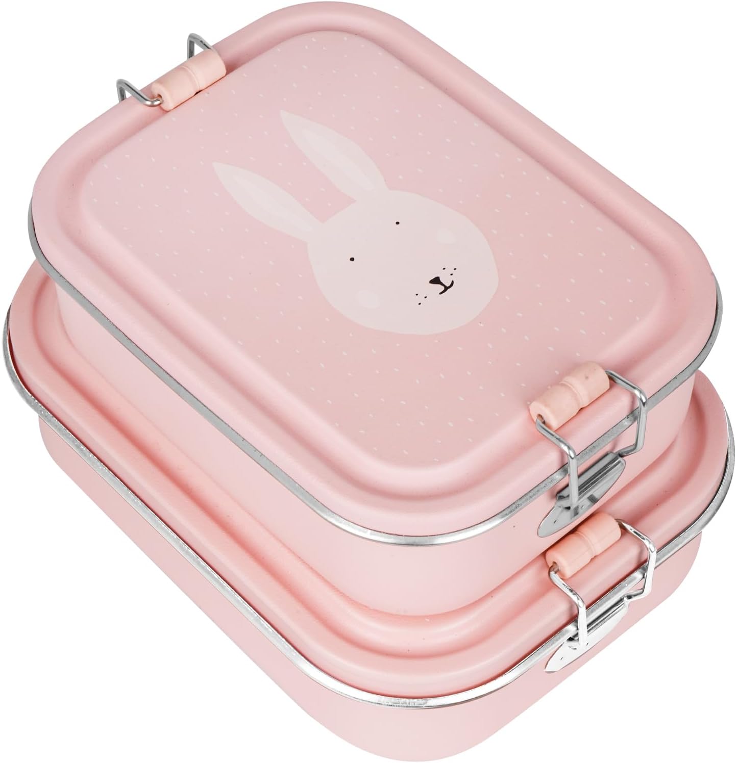 Trixie RVS Broodtrommel 800 ml Mrs. Rabbit