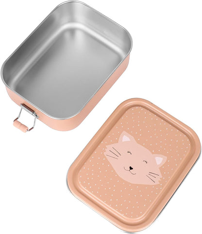 TRIXIE - Lunchbox voor kinderen van roestvrij staal - klein model - Mr. Cat (kat