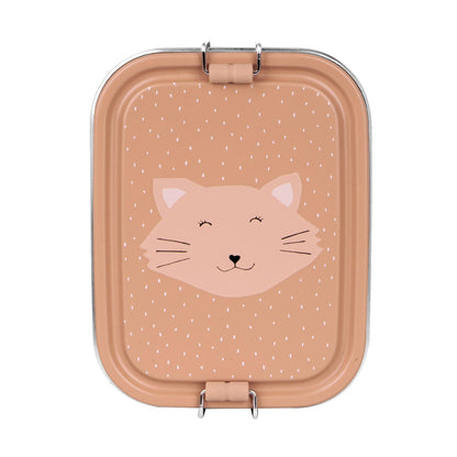 TRIXIE - Lunchbox voor kinderen van roestvrij staal - klein model - Mr. Cat (kat
