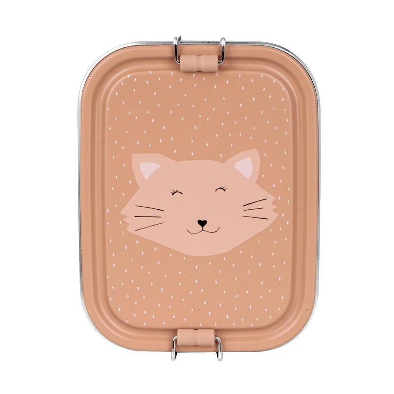 TRIXIE - Lunchbox voor kinderen van roestvrij staal - klein model - Mr. Cat (kat