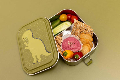 TRIXIE - Lunchbox für Kinder aus Edelstahl – großes Modell – Mr. Dino (Dinosaurier