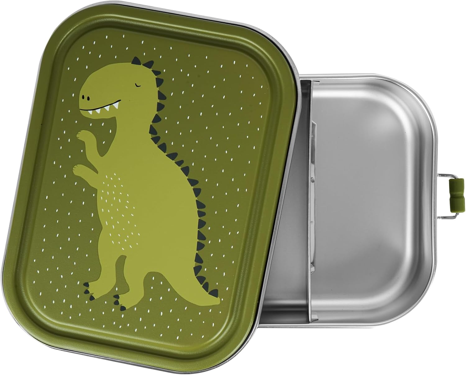 TRIXIE - Lunchbox für Kinder aus Edelstahl – großes Modell – Mr. Dino (Dinosaurier