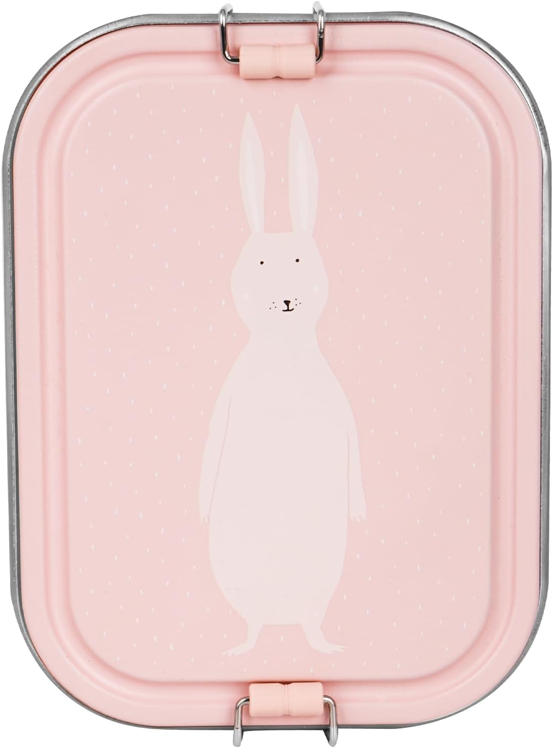 Trixie - Lunchbox voor kinderen van roestvrij staal - groot model - Mrs. Rabbit (haas