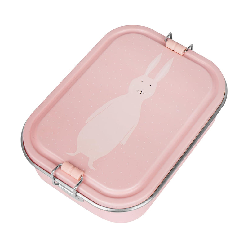 Trixie - Lunchbox voor kinderen van roestvrij staal - groot model - Mrs. Rabbit (haas