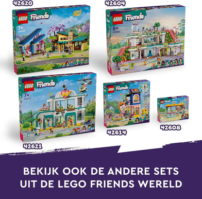 LEGO Friends Centro Comercial de Heartlake City Juguete de Casa de Muñecas apra el Juego de Rol, Maqueta de Construcción con Mini Muñecos de Personajes, Regalo para Niñas y Niños de 8 Años o Más 42604
