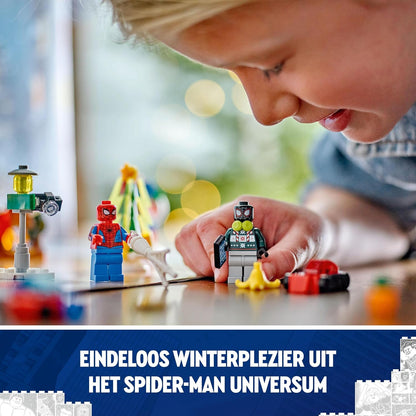 LEGO Spider-Man Adventskalender 2024, Superhelden-Spielzeug, vorweihnachtliches Geschenk für Jungen und Mädchen ab 7 Jahren, Bauspielzeug und Abenteuer-Set, Weihnachstgeschenk 76293
