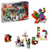 LEGO Spider-Man Adventskalender 2024, Superhelden-Spielzeug, vorweihnachtliches Geschenk für Jungen und Mädchen ab 7 Jahren, Bauspielzeug und Abenteuer-Set, Weihnachstgeschenk 76293