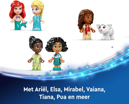 LEGO │ Disney Princess Adventskalender 2024, Bauspielzeug mit 5 Mikro-Spielfiguren, Adventsbauset für Kinder, fantasievolle Geschenkidee für Mädchen & Jungen ab 5 Jahren, Geschenk zu Weihnachten 43253